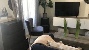 Télévision, console de jeux vidéo, livres