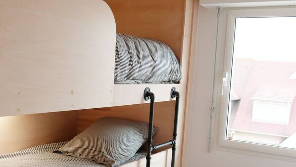 2 chambres, draps fournis