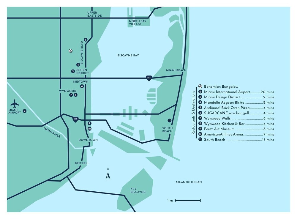 Bohemian Bungalow—Plunge Pool 10min from SOUTH BEACH