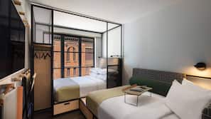 In-room safe, desk, laptop workspace, iron/ironing board