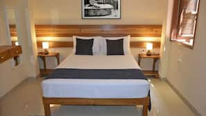 In-room safe, desk, laptop workspace, soundproofing