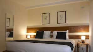 In-room safe, desk, laptop workspace, soundproofing