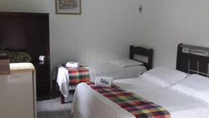 Blackout drapes, iron/ironing board, free WiFi, bed sheets