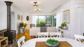 TV, fireplace, Netflix, DVD player