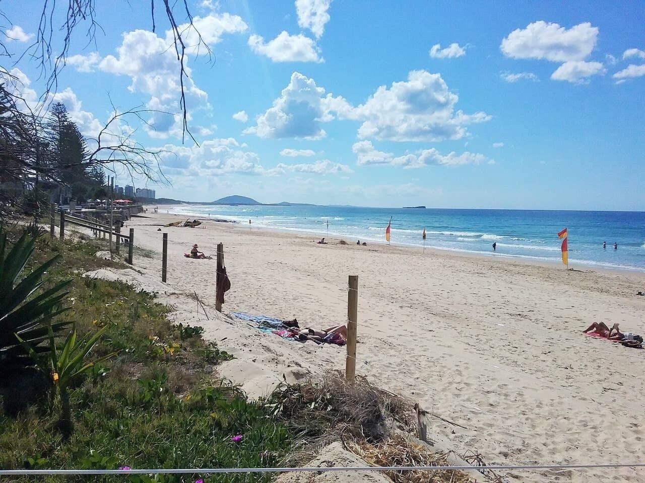 Opposite the Pristine Beach of Alex Headland
