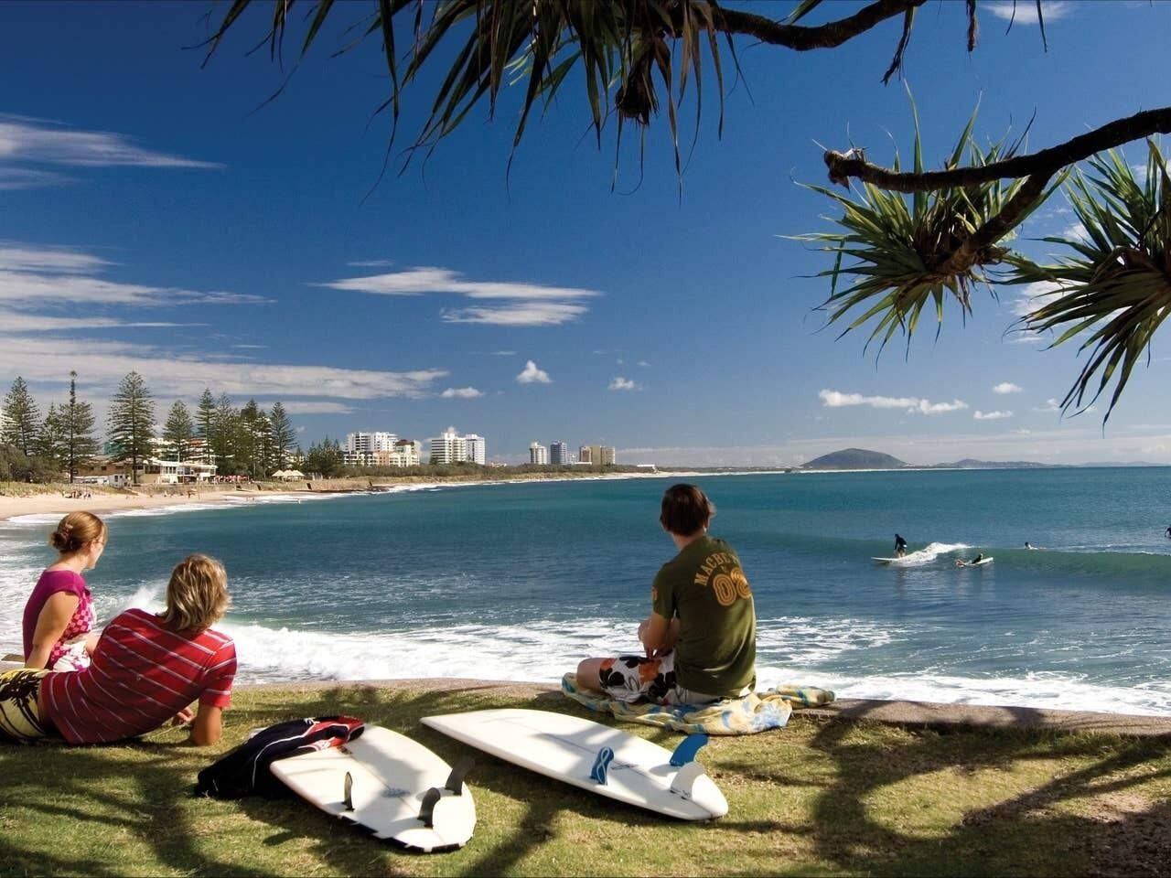 Opposite the Pristine Beach of Alex Headland