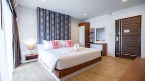 Premium bedding, in-room safe, individually decorated, desk