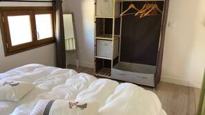 Individually decorated, individually furnished, iron/ironing board