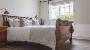 Premium bedding, down duvet, memory foam beds, individually decorated