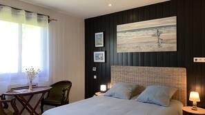 Premium bedding, individually decorated, individually furnished