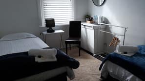 Individually decorated, individually furnished, iron/ironing board
