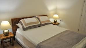Blackout curtains, iron/ironing board, free WiFi, linens