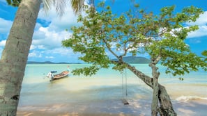 บนชายหาด, รถรับส่งชายหาด (ฟรี), ร่มชายหาด, ผ้าเช็ดตัวชายหาด