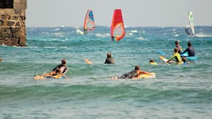 Beach nearby, beach umbrellas, beach towels, 15 beach bars