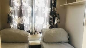 Individually decorated, individually furnished, blackout curtains