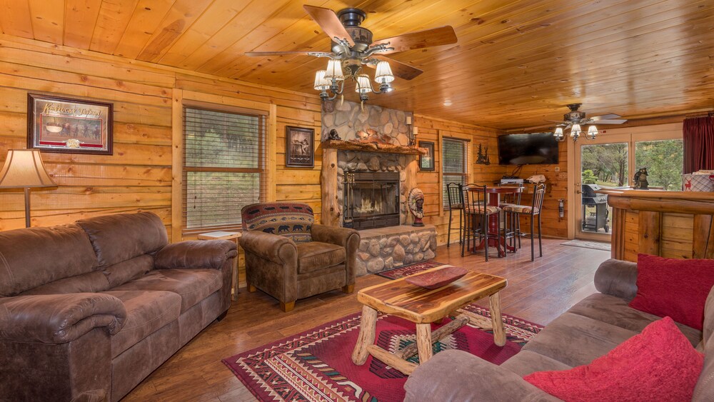 Wild At Heart Hot Tub Pool Table Luxury Log Cabin In Ruidoso