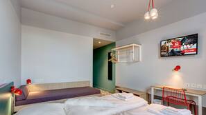 Soundproofing, free WiFi, linens