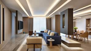 Premium bedding, minibar, in-room safe, desk