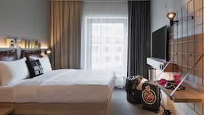 Cortinas opacas, sistema de insonorización, wifi gratis y ropa de cama