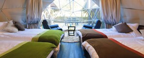 Glamping (with open-air bath) | Free WiFi, bed sheets