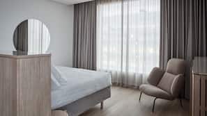 In-room safe, blackout drapes, soundproofing, iron/ironing board