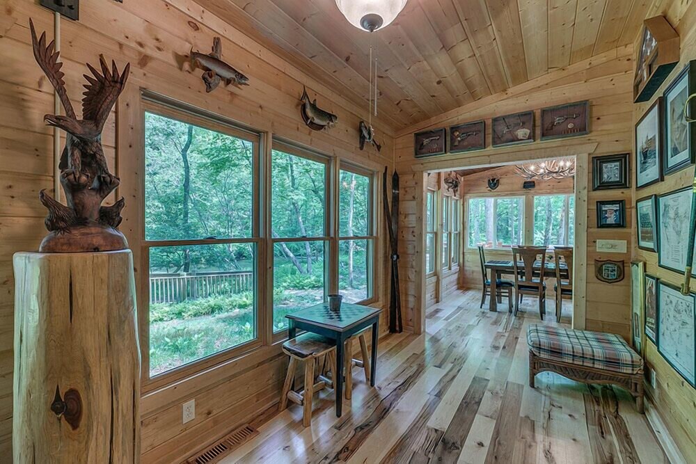 A River Runs Through It 2 Bedroom Cabin Cherry Log Usa