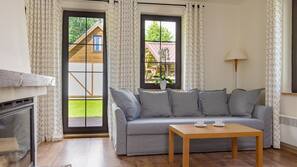 Flachbildfernseher, Kamin