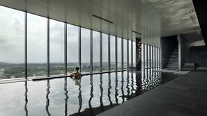 Indoor pool, outdoor pool