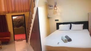 In-room safe, individually decorated, blackout curtains, linens