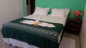 Wi-Fi de cortesia, roupa de cama