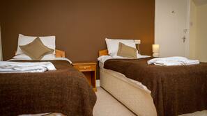 Hypo-allergenic bedding, individually decorated, individually furnished