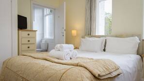 Hypo-allergenic bedding, individually decorated, individually furnished