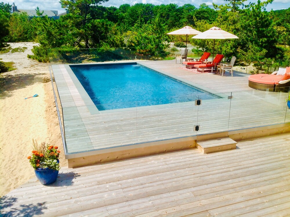 Steps to one of the most Beautiful Ocean Beaches in The Hamptons in