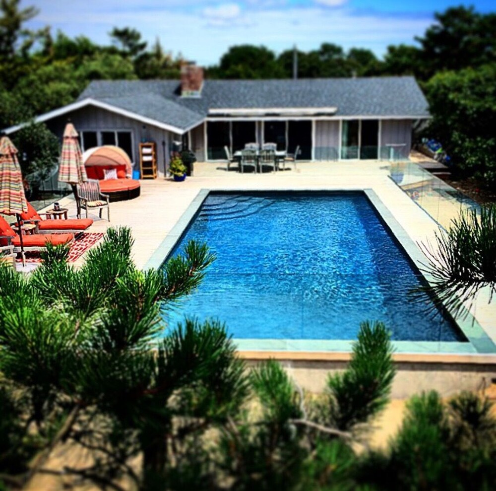 Steps to one of the most Beautiful Ocean Beaches in The Hamptons in