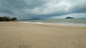 On the beach