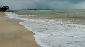 On the beach