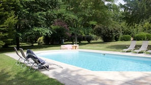 Seasonal outdoor pool