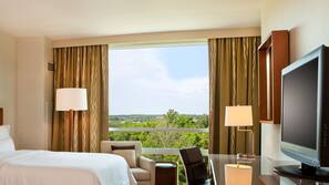 Premium bedding, down duvet, pillow top beds, in-room safe