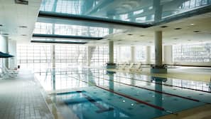 Indoor pool, seasonal outdoor pool
