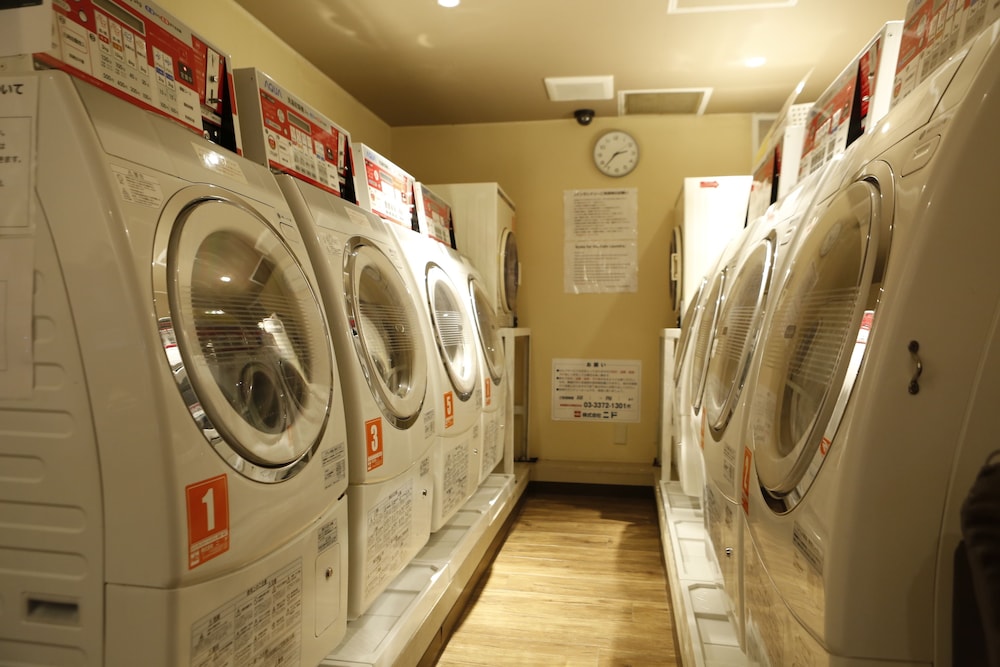 Laundry room, Shinjuku Kuyakusho-mae Capsule Hotel