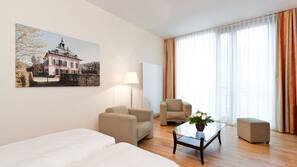 1 Schlafzimmer, Allergikerbettwaren, Zimmersafe, schallisolierte Zimmer