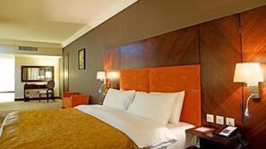 Select Comfort beds, minibar, in-room safe, individually decorated