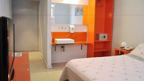 Pillowtop beds, blackout drapes, soundproofing, free WiFi