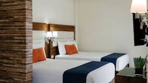 Premium bedding, individually furnished, desk, iron/ironing board