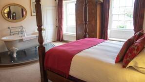 Premium bedding, individually decorated, individually furnished, desk