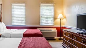 Premium bedding, pillowtop beds, in-room safe, desk