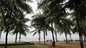 Private beach