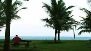 Private beach