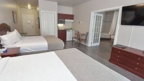 Premium bedding, in-room safe, individually decorated