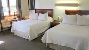Premium bedding, blackout drapes, free WiFi, bed sheets
